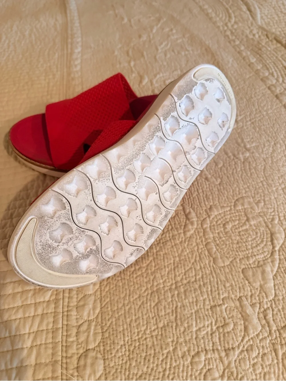Cole Haan Hot Pink Knit Slip-On Sneaker